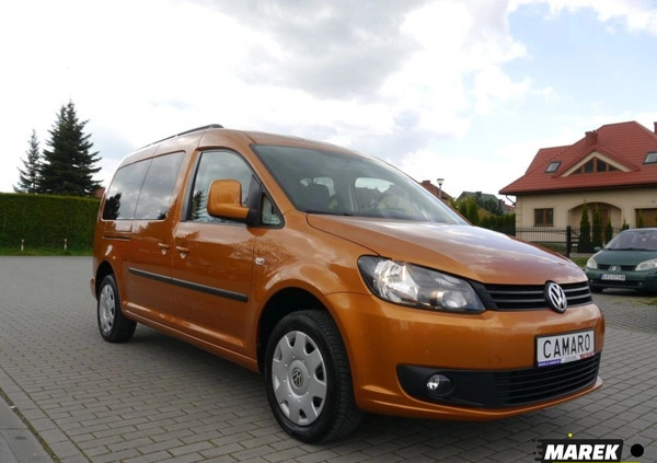 Volkswagen Caddy cena 43900 przebieg: 203445, rok produkcji 2015 z Osiek małe 211